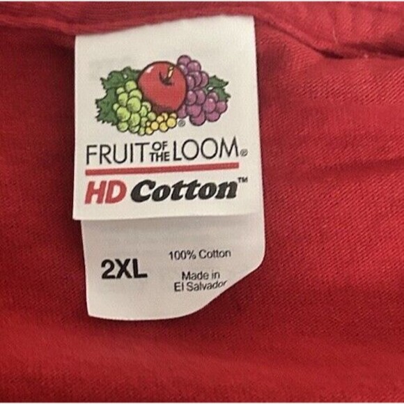 Caterpillar Men's 2XL Red Long Sleeve T-Shirt Tractor CAT Bulldozer Equipment - Picture 5 of 8